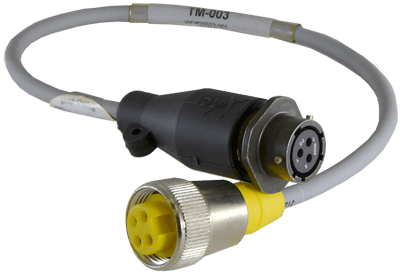 TURCK DT4 4-Pin to Amphenol 3-Pin Converter Cable